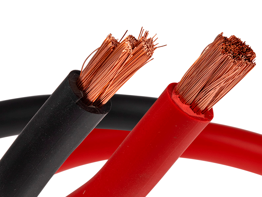 Kabel 70mm rød eller sort