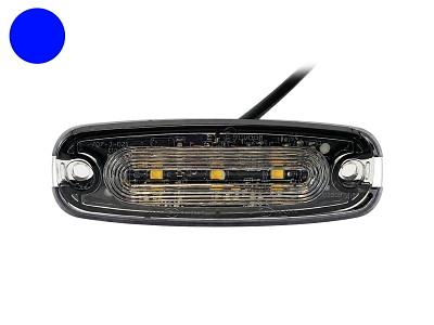 LED Flash 3x3W Blue/Blå