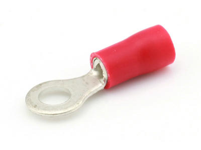 Ringsko rød Ø4mm (100 stk.)