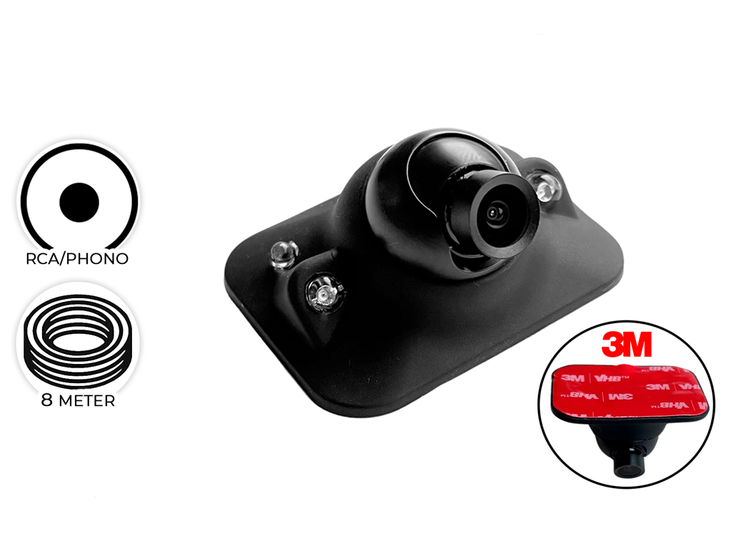 VST Mini-Ball kamera m/ IR - uden skruehuller