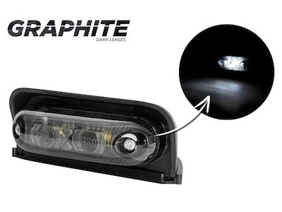 LD 230/GRAPHITE oval corner marker light 