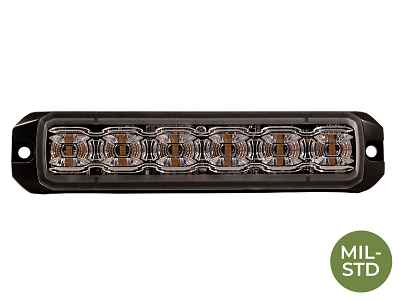 Ghost, 6LED, horisontal, Blå, XA2, ICAO, MIL, 12V