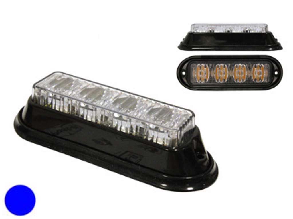 Horisontal LED flash med blåt blink, M36