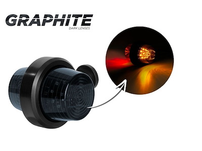 LD 2622/GRAPHITE/5M orange and red marker light 