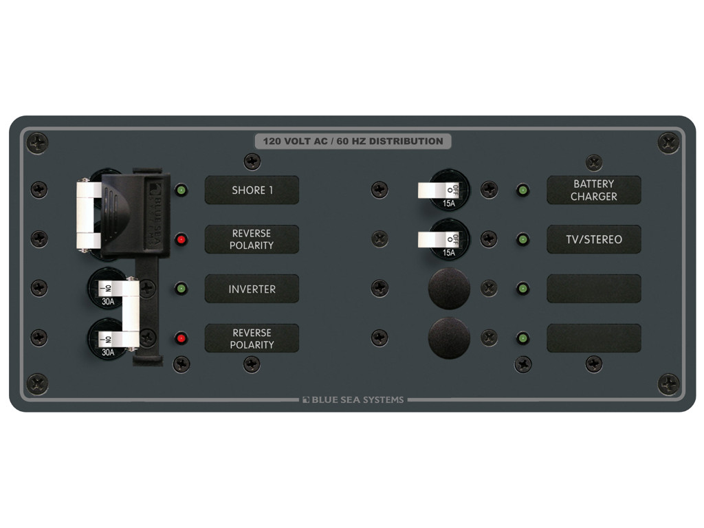 Panel 120VAC source-sel. 4pos