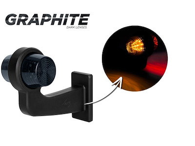 LD 2620/GRAPHITE/5M orange and red stalk marker light 