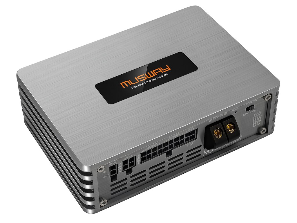 MUSWAY Digital 5-Kanals forstærker m/9-Kanals DSP M5