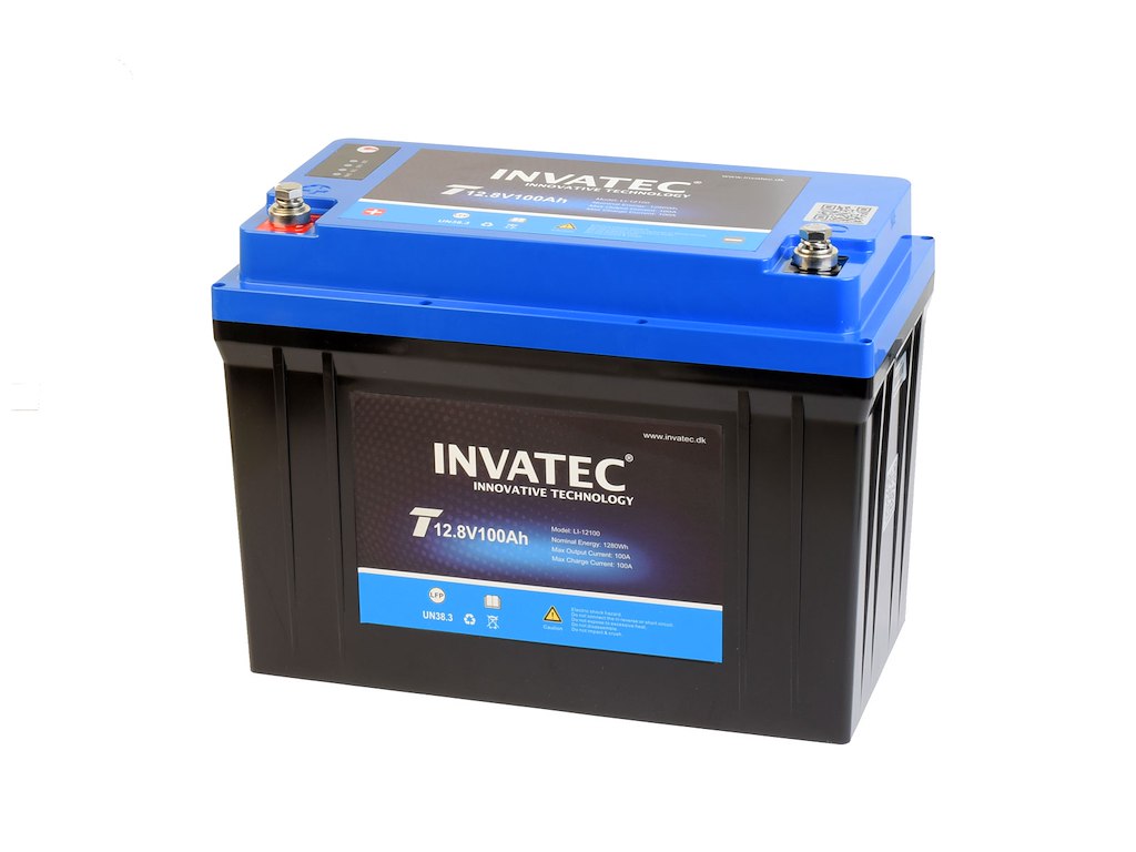 LifoPo4 forbrugsbatteri 1280Wh 100AH