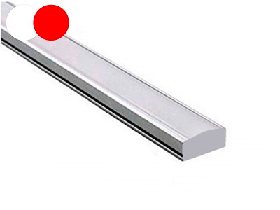 Dual Color Interiør LED-skinne 25 cm Hvid/Rød. IP67 vandtæt