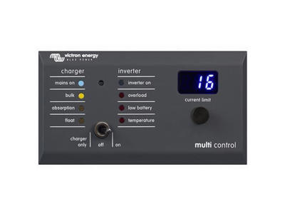 Victron Digital Multi Control 200/200A GX (Right Angle RJ45) Retail