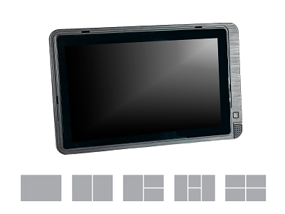 AXION CRV-7108Q AHD Monitor 12/24V