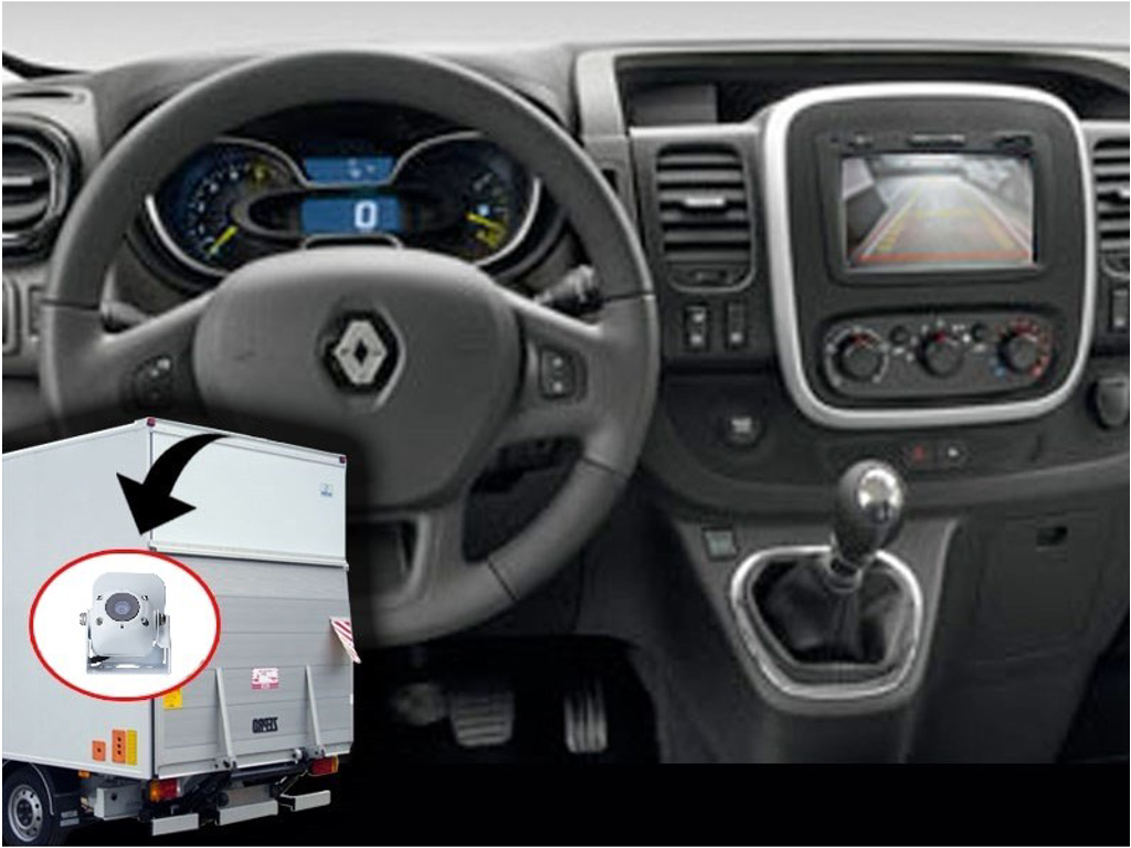 BIK-KIT Master/Movano/NV400 MINI BoxCam (Hvid)