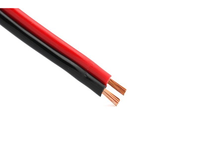 Tvillingkabel 2x1.5 rød/sort 50 m.