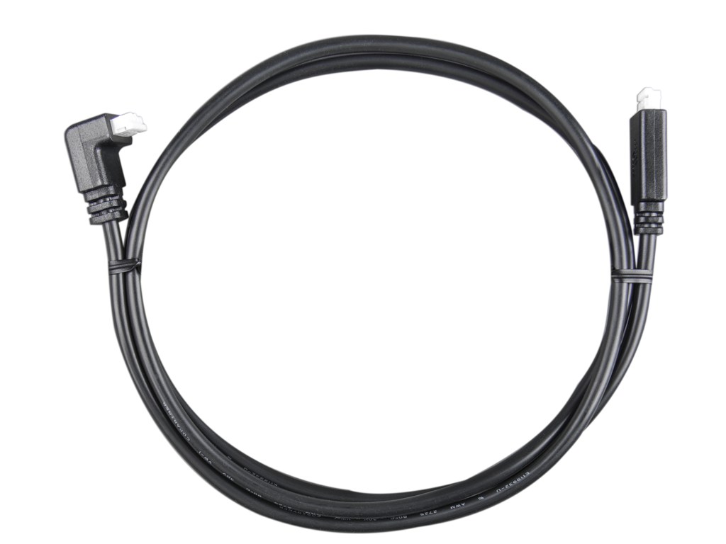 Victron VE.Direct Cable 10m (one side Right Angle conn)