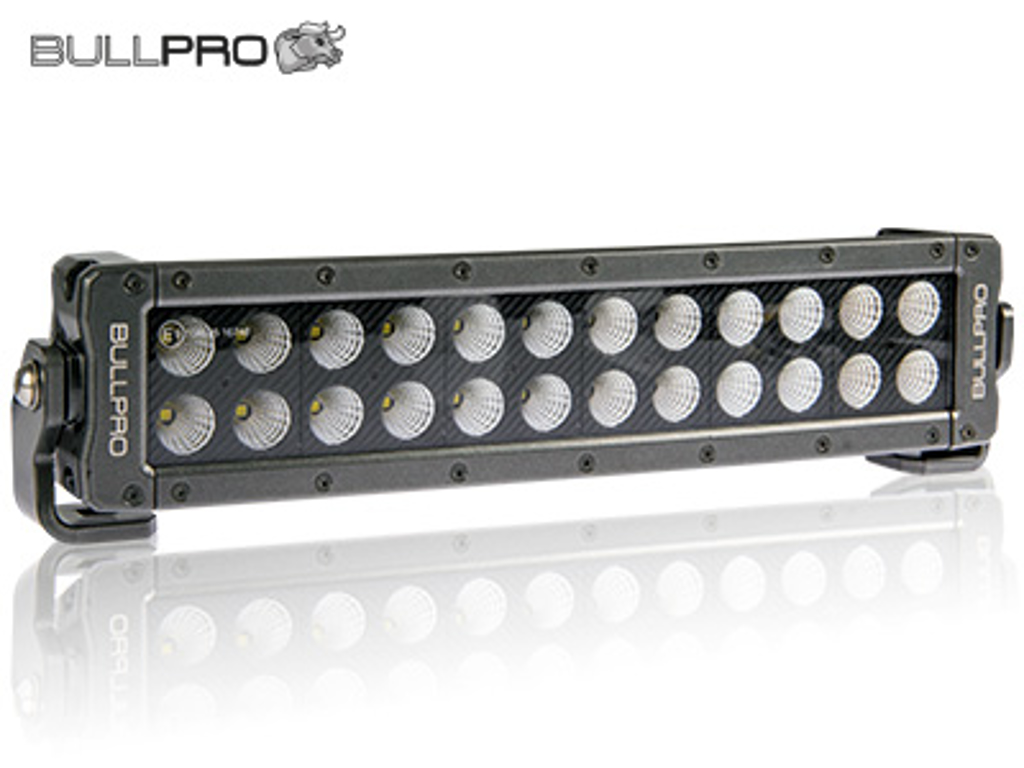 BULLPRO kurvet LED lysbar, 357 mm. 120W/10-30V