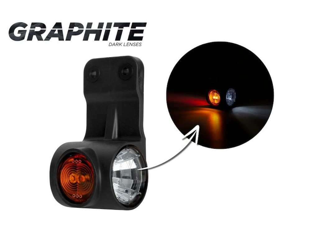 LD 3110/GRAPHITE/P triple stalk marker light 