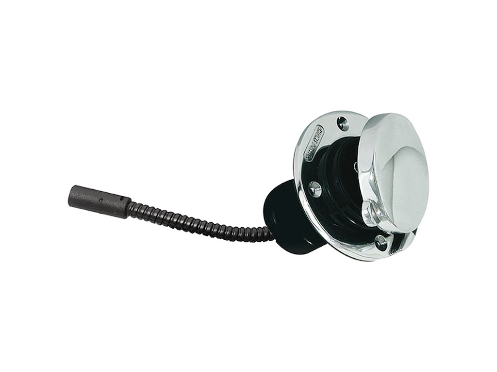 DEFA Krom Strømudtag IP67 