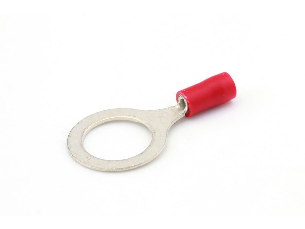 Ringsko rød Ø12mm (100 stk.)