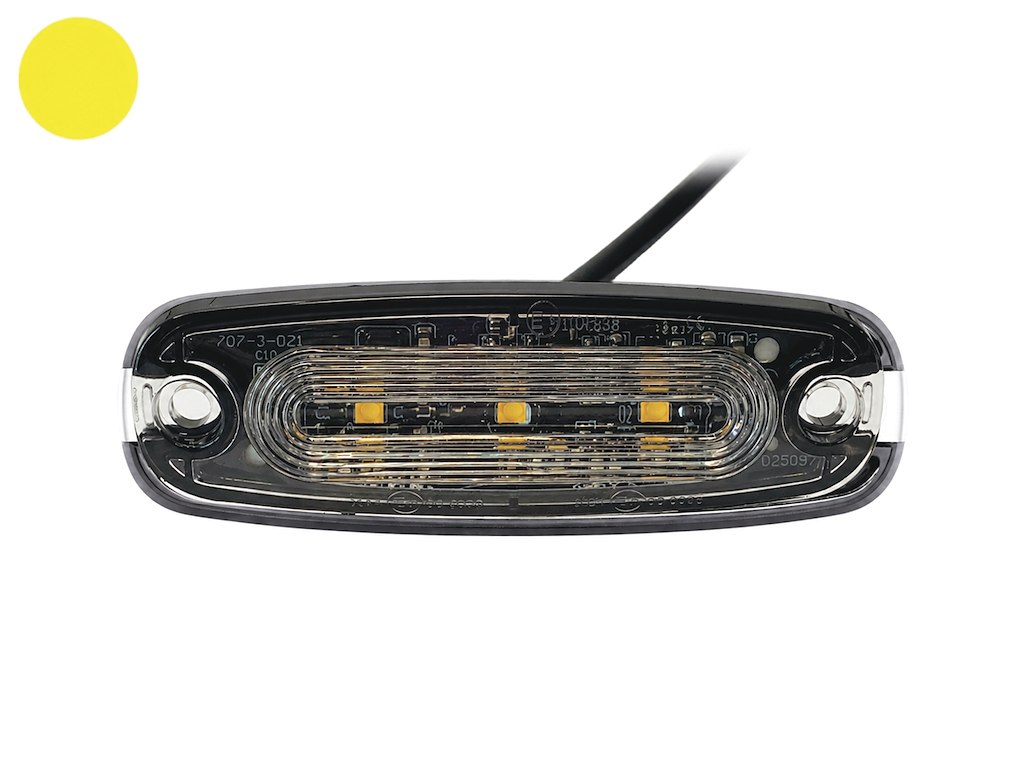 LED Flash. supplerende blink. 3x3W. IP68. 9-30v. ECE R10. R65. 26 flash mønstre. 3m ledning