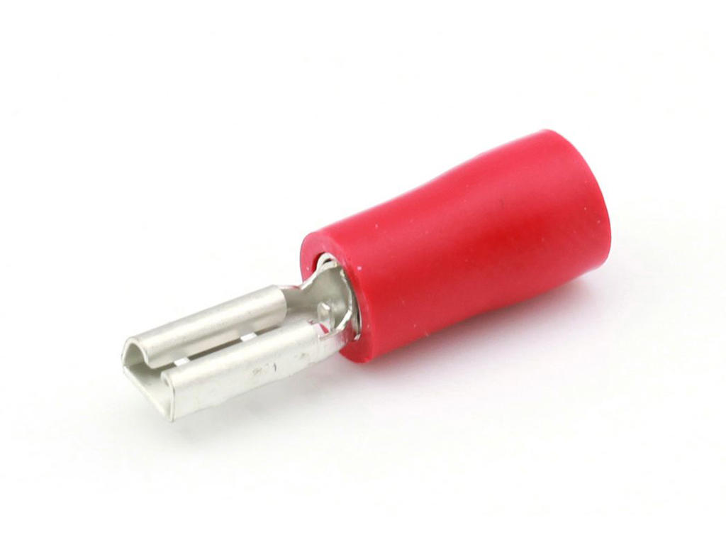 Spade hun rød. 2.8mm (100 stk.)