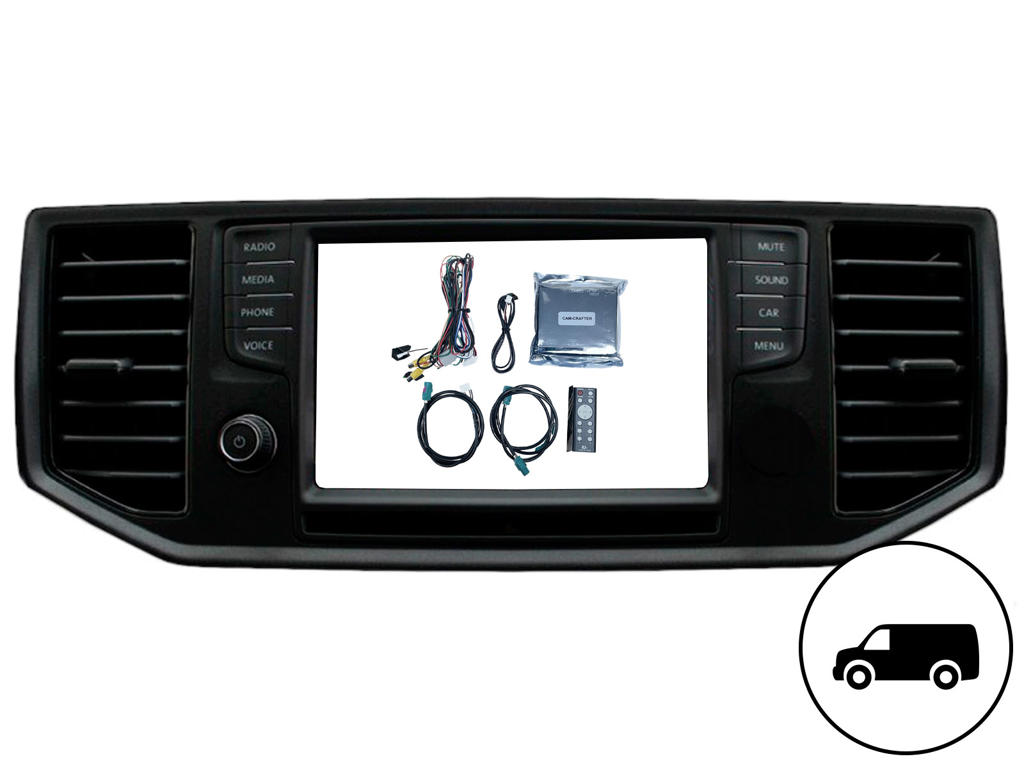 CAM-CRAFT - Kamera interface for tilslutning af bakkamera ell sidekamera på MAN TGE. VW Crafter 2018-23