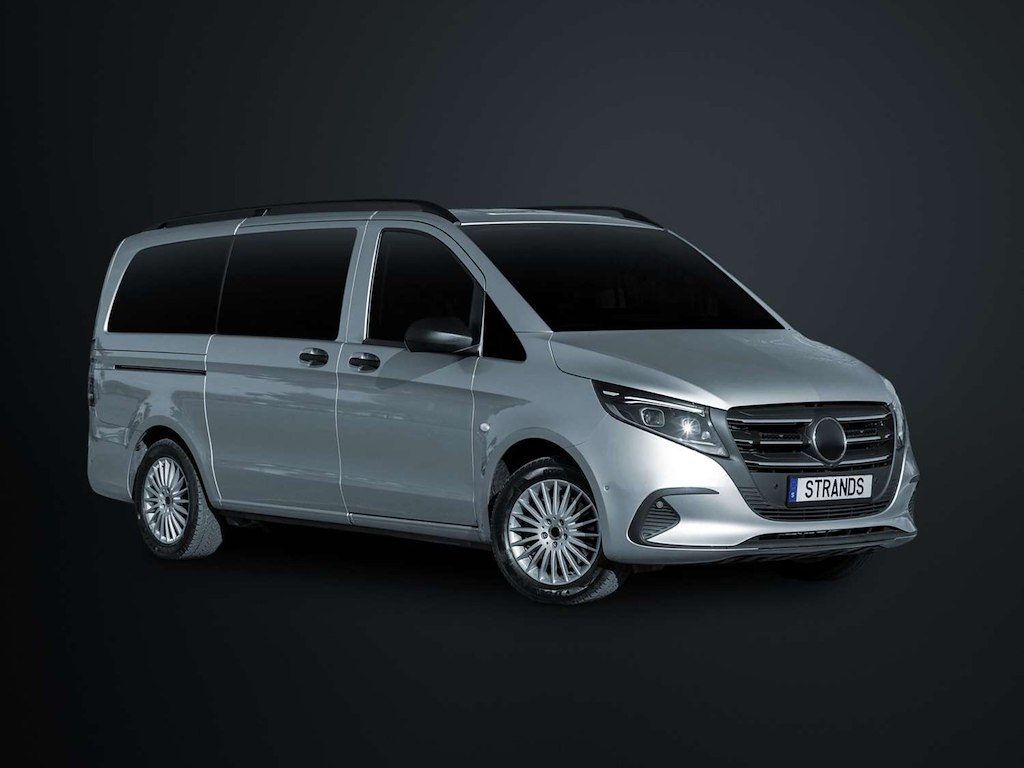 ﻿Modeltilpasset tagbøjle m. LED FLASH for Mercedes Vito 2024-