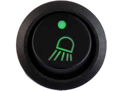 Ø20 vippe-afb m/symbol 12v 4p