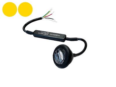 LED Mini Kombi Flash Gul - Markering Gul