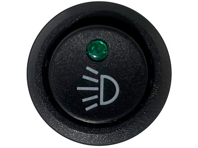 Afbryder med symbol - SPOT + GRØN LED