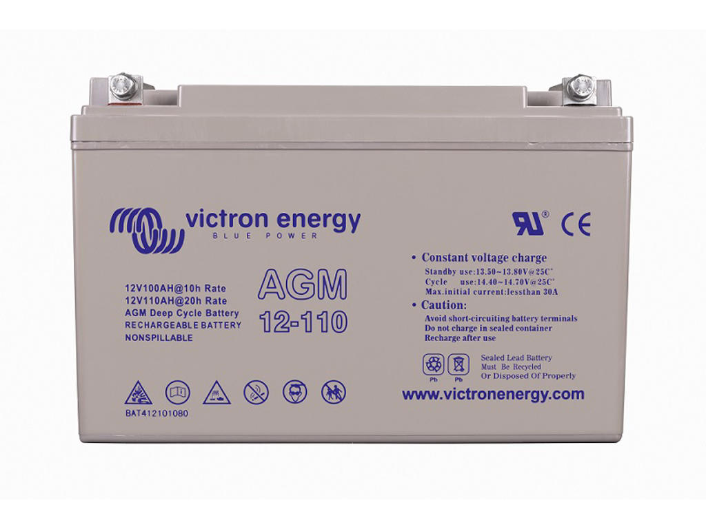 Victron 12V/110Ah AGM Deep Cycle Batt. (M8)