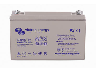 Victron 12V/110Ah AGM Deep Cycle Batt. (M8)