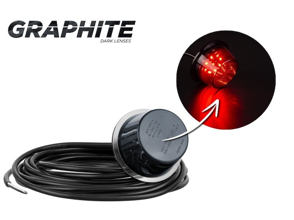 MDC 2570/GRAPHITE/3M red LED module for stalk marker lights 