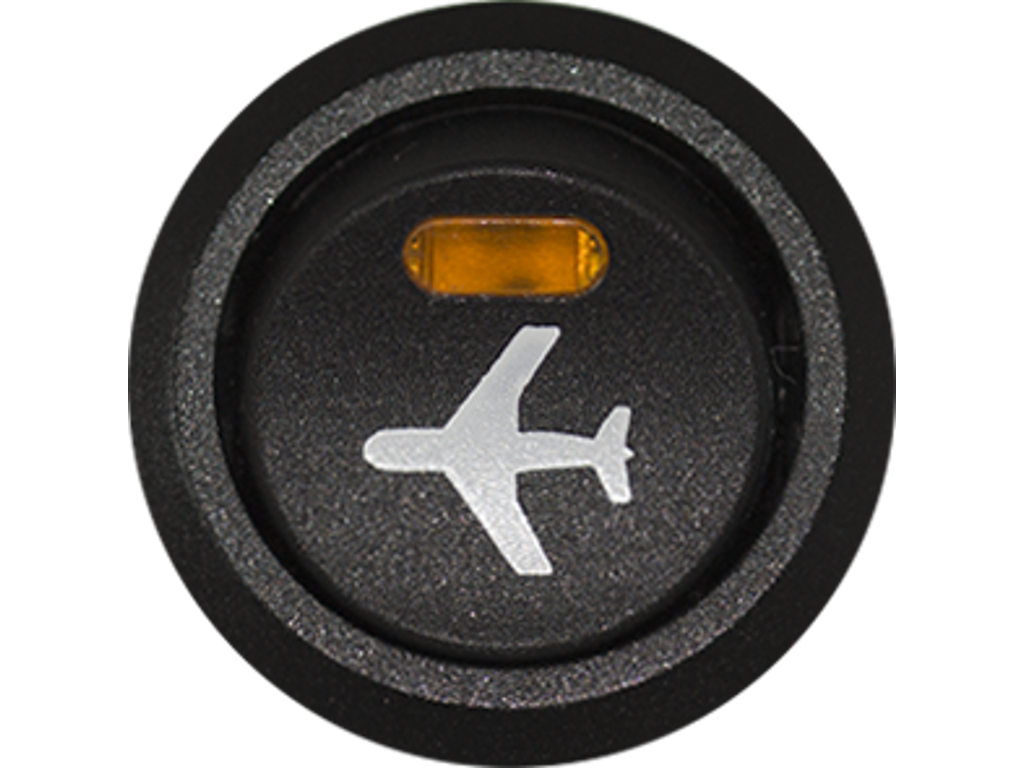 Afbryderkontakt 12V. ICAO. belyst