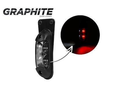 LD 2165/GRAPHITE marker light on a flexible hanger