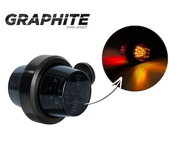 LD 2622/GRAPHITE orange and red marker light 