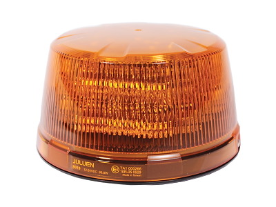 JULUEN HEAVY DUTY LED flash-beacon til fastmontering -  gult blink