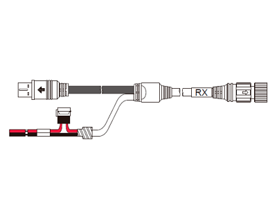 Kabel til modtager til trådløst trailer sæt DXS300