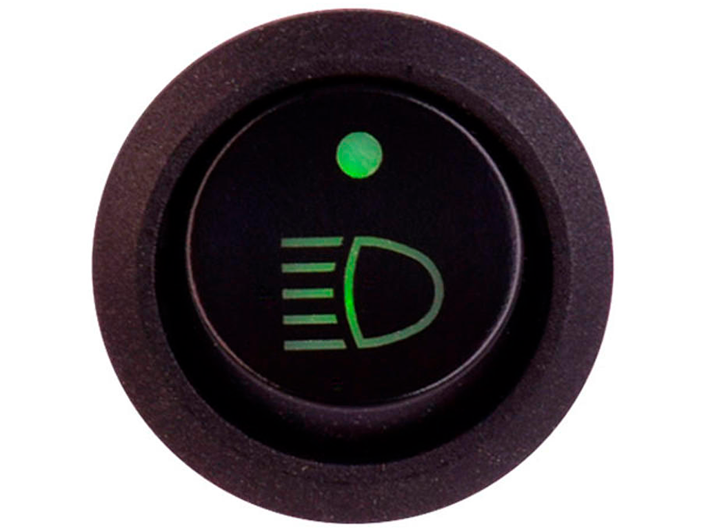 Ø20 vippe-afb m/symbol 12v 4p