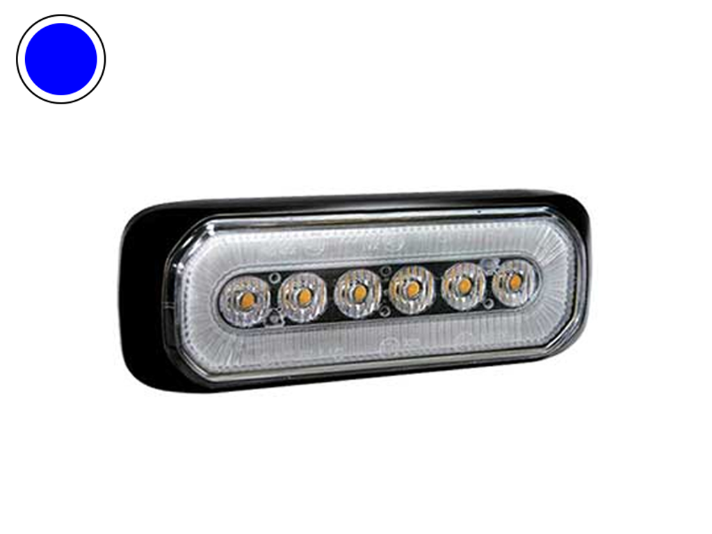 AXIXTECH LED FLASH Hvid/Blå