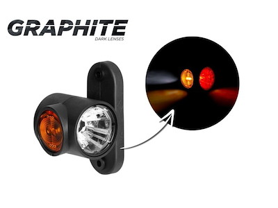 LD 2186/GRAPHITE triple stalk marker light 